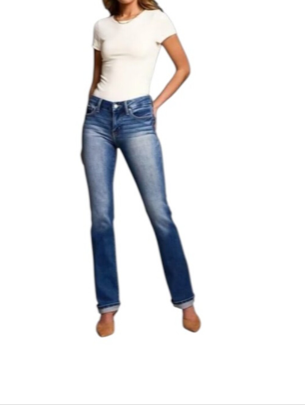Buckle Black Fit No. 53 Straight Mid-Rise Jeans